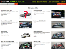 Tablet Screenshot of ewrc-models.com